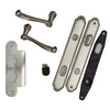 Andersen Whitmore Style (Single Active) Hinged Door Hardware Set in Satin Nickel | WindowParts.com.