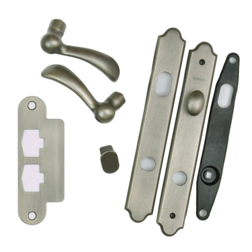 Andersen Albany Style Hinged Door Hardware Set, Single Active, Stone Andersen Albany Style Hinged Door Hardware Set, Single Active, Stone