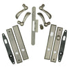 Andersen Yuma Style (Double Active) Hinged Door Hardware Set in Distressed Nickel | WindowParts.com.