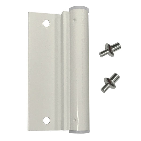 Andersen Lower Hinge Leaf with 2 Large Rivets in White | WindowParts.com.