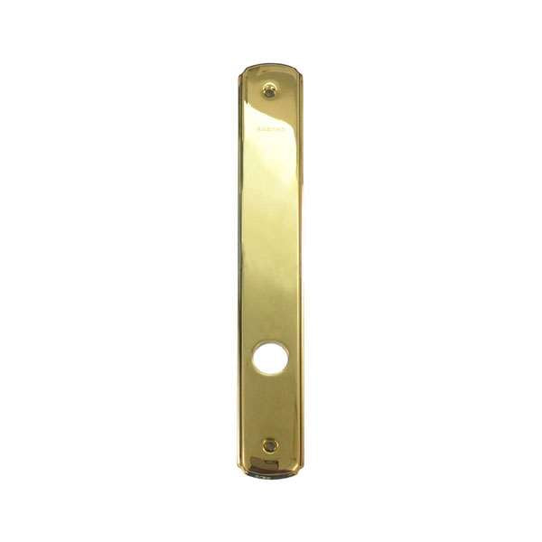 Andersen Newbury Style (Passive-Panel) Interior Escutcheon Plate in Bright Brass finish | WindowParts.com.