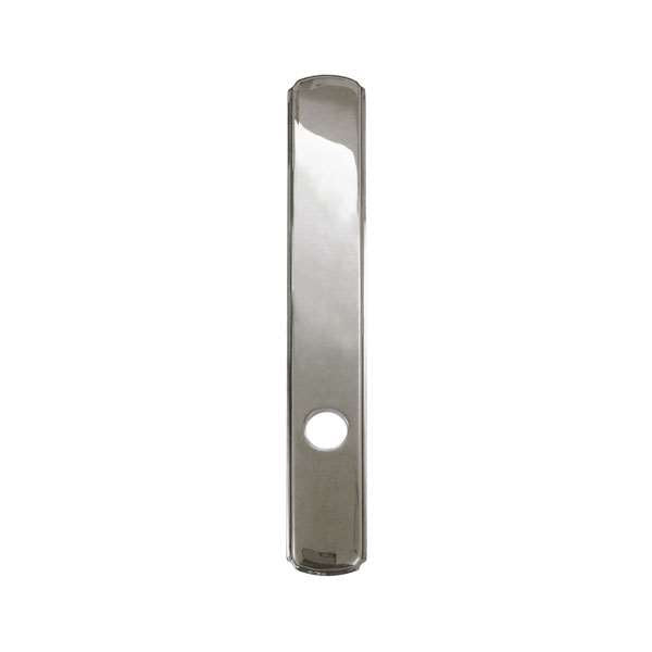 Andersen Newbury Style (Passive-Panel) Exterior Escutcheon Plate in Chrome finish | WindowParts.com.