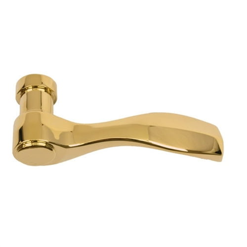 Andersen Newbury Style Lever Handle (Right Hand) in Bright Brass | WindowParts.com.