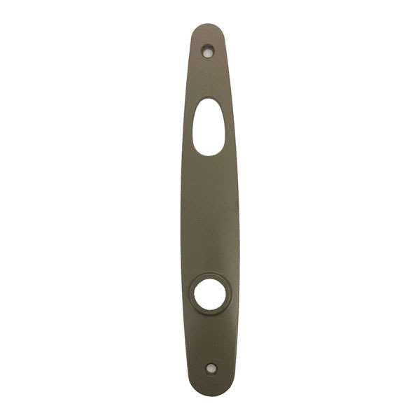 Andersen TribecaÿStyle (Active-Panel) Exterior Escutcheon Plate in Stone finish | WindowParts.com.