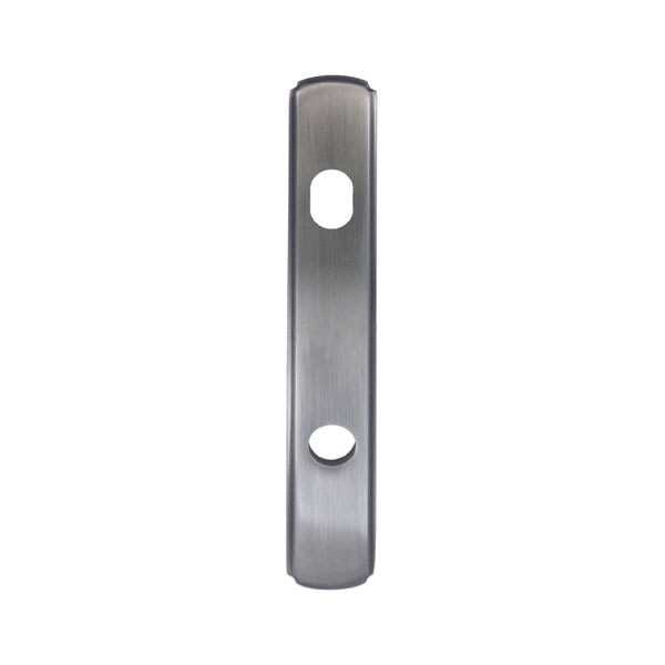 Andersen Newbury Style (Active-Panel) Exterior Escutcheon Plate in Brushed Chrome finish | WindowParts.com.