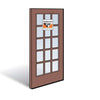 Andersen Stationary Panel Terratone Exterior with Pine Interior High-Performance Low-E4 Finelight Tempered Glass Size 3168 | WindowParts.com.