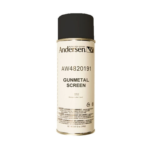 Andersen Gunmetal Screen Color Spray Paint  (Re-New Oxidized Screens) 12 oz | WindowParts.com.