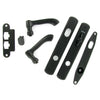 Andersen Albany Style (Single Active) Hinged Door Hardware Set in Black | WindowParts.com.