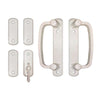 Andersen Albany 4-Panel Gliding Door Interior Hardware Set in White(Half-Kit) | WindowParts.com.