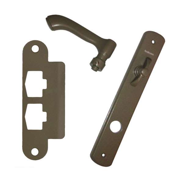 Andersen Albany Style (Single Active) Interior Hardware Set in Stone - Right Hand - Half Kit | WindowParts.com.
