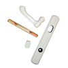 Andersen Albany Style (Single Active) Exterior Hardware Set in White - Left Hand - Half Kit | WindowParts.com.