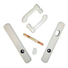 Andersen Albany Style (Double Active) Exterior Hardware Set in White - Half Kit | WindowParts.com.