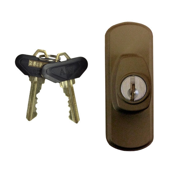Andersen Albany Style - Exterior Keyed Lock with Keys (Right Hand) in Stone | WindowParts.com.