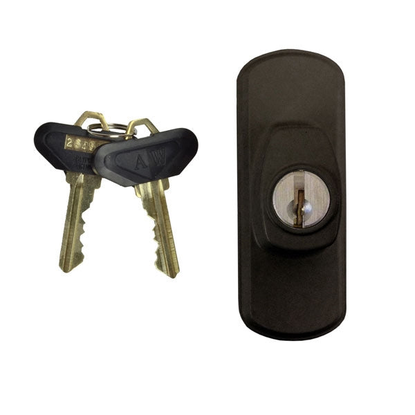 Andersen Albany Style - Exterior Keyed Lock with Keys (Right Hand) in Black | WindowParts.com.