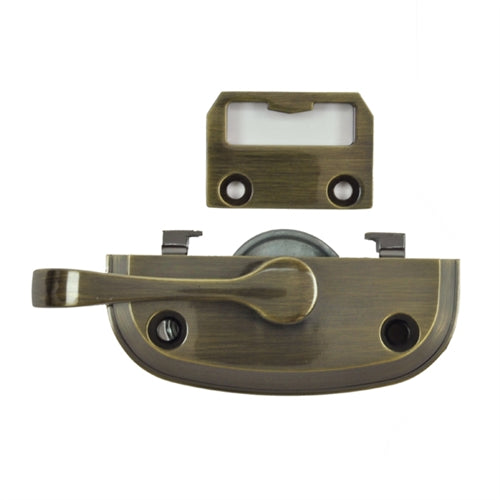 Andersen - 200 Series - Sash Lock & Keeper Kit - Antique Brass | WindowParts.com.