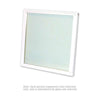 Andersen TW2442 (Upper Sash) White Exterior and Natural Pine Interior High Performance LowE4 Tempered Glass  - No Grille Grommets | WindowParts.com.