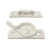 Andersen Traditional Sash Lock & Keeper in White Color (1968 to Present) | WindowParts.com.