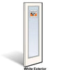 FWG2680 Frenchwood Gliding "Stationary" Patio Door Panel - White Exterior Color | WindowParts.com.
