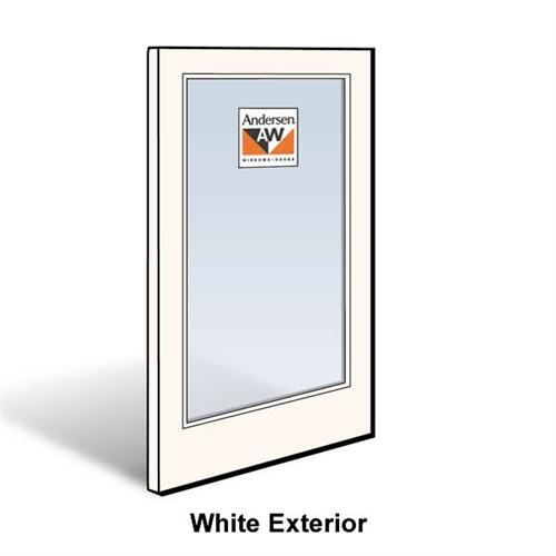 FWG4068 Frenchwood Gliding "Stationary" Patio Door Panel - White Exterior Color | WindowParts.com.