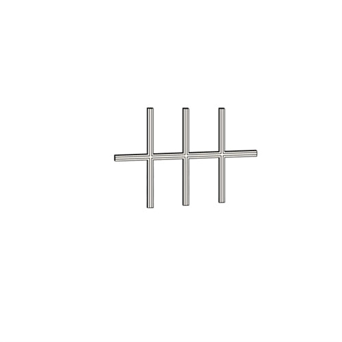 Andersen 3032 Narroline Double-Hung Wood Grille | WindowParts.com.
