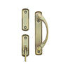 Andersen Newbury 2-Panel Gliding Door Interior Hardware Set in Antique Brass (Half-Kit)