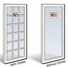 PS5 Perma-Shield Gliding "Stationary" Patio Door Panel - Sandtone Color | WindowParts.com.