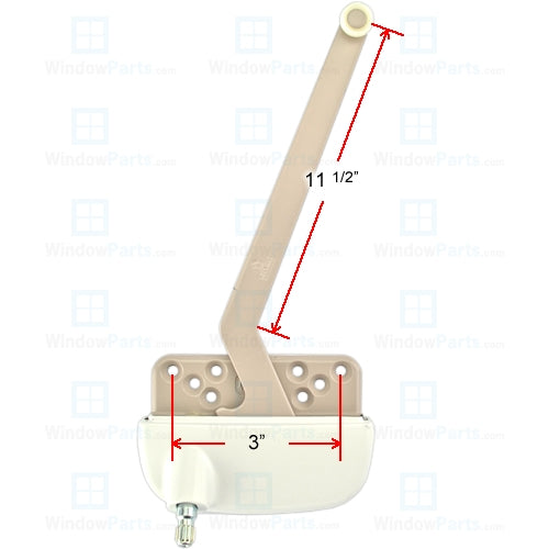 Truth Hardware "Ellipse" Single Arm 13-1/2" Operator (Right Hand) | WindowParts.com.