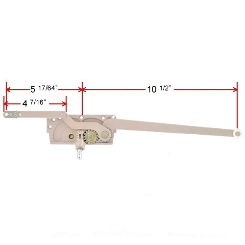 Truth Hardware "Entrygard" Dual Arm Operator - Longer Link - (Right Hand) | WindowParts.com.