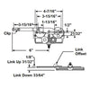 Truth Hardware "Entrygard" Dyad Split Arm Operator (Right Hand) | WindowParts.com.