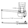 Truth Hardware "Ellipse" Single Arm 7-1/2" Operator (Right Hand) | WindowParts.com.