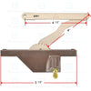 Truth Hardware "Rear Mount" Dyad Split Arm Operator (Right Hand) | WindowParts.com.