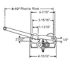 Truth Hardware "Entrygard" Single Arm Operator (Left Hand) | WindowParts.com.