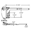 Roto "X-Drive" Split Arm Operator (Left Hand) | WindowParts.com.