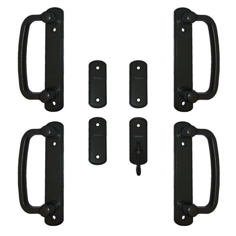 アンティハムト　金 Andersen Albany 4-Panel Gliding Door Hardware Set | WindowParts.com